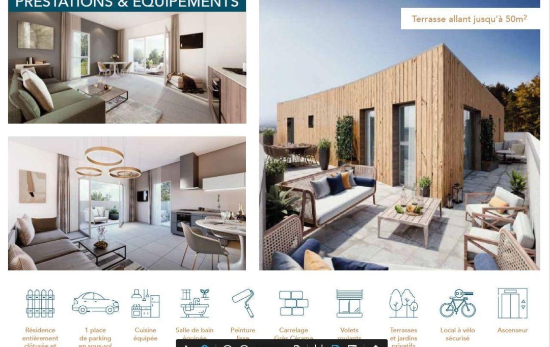 Annonces SUD NIMES : Programme Neuf | NIMES (30000) | 56 m2 | 200 000 &euro; 